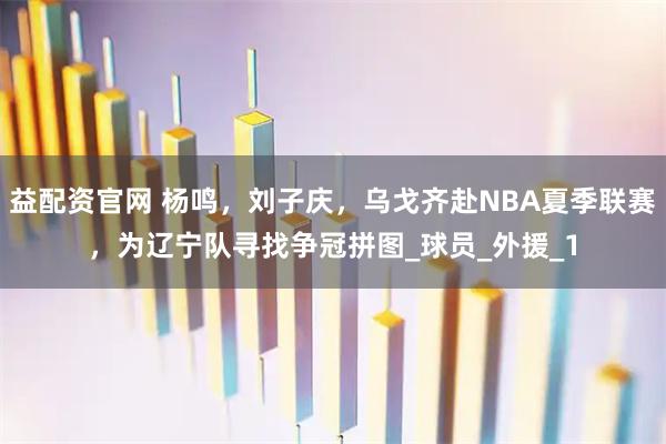 益配资官网 杨鸣，刘子庆，乌戈齐赴NBA夏季联赛，为辽宁队寻找争冠拼图_球员_外援_1